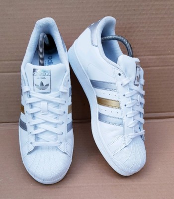 gold silver trainers