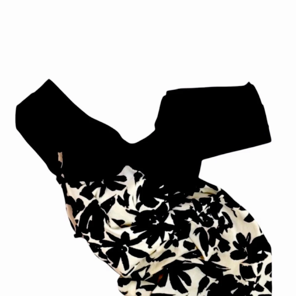 Vestido vintage AJ Bari con hombros descubiertos vestido movible talla 4-6 Foto 3 de 4