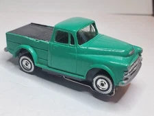 '55'S DODGE TEAL  PICK UP  HO SLOT Tjet, REBUILT CHASSIS,WHITE WALL TIRES