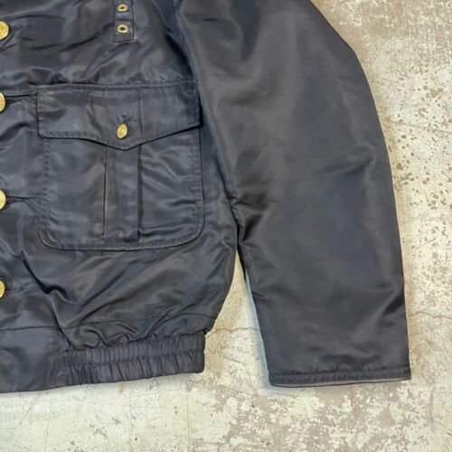 Vintage 60’s 70’s Nylon Full Zip Metropolitan Police Jacket Size 38 Blue Officer - Picture 4 of 11