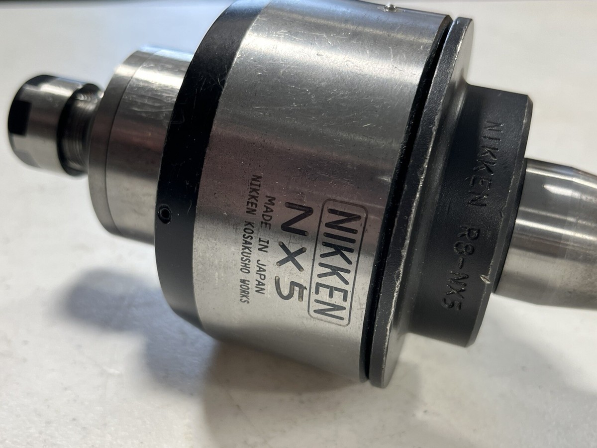 Nikken R8-NX5 Spindle Speeder 5 1 R8 shank 20k max RPM w/SK Nikken R8-NX5 Spindle Speeder 5 1 R8 shank 20k max RPM w/SK