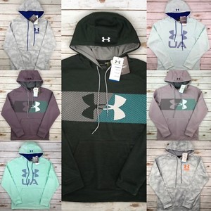 Mens-Under-Armour-Hoodie-UA-Coldgear-Storm-Logo-Pullover-Sweatshirt-S-M-L-XL