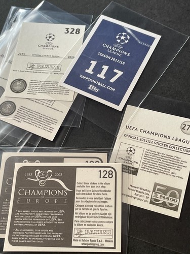 Lotto adesivi squadra Chelsea FC UEFA Champions League - Foto 3 di 3