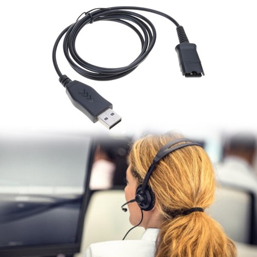 Adapter USB do szybkiego odłączania zestawów słuchawkowych PC Bezproblemowa łączność - Zdjęcie 2 z 11