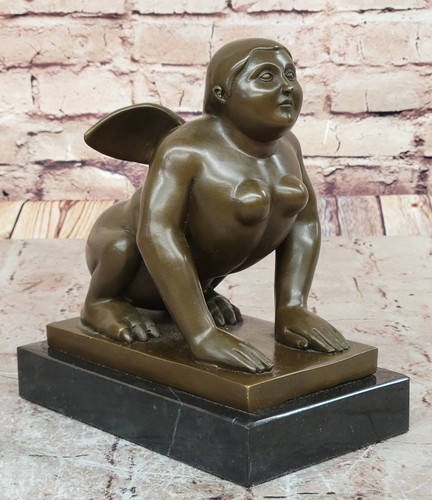 Esfinge De Botero Bronce Escultura Arqueológico Museo De Delphi Reproducción - Imagen 4 de 10