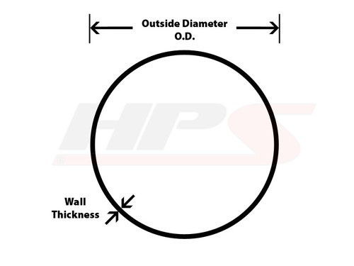 HPS 1" OD 120 Degree Bend 6061 Aluminum Elbow Pipe 16 Gauge w/ 1 1/2 CLR - Picture 3 of 3