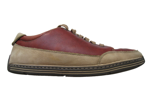 I. TRAVEL ROCKPORT TWO TONE LEATHER  SNEAKERS MEN SIZE US 11.5. EU 45 COMFORT - Picture 2 of 6