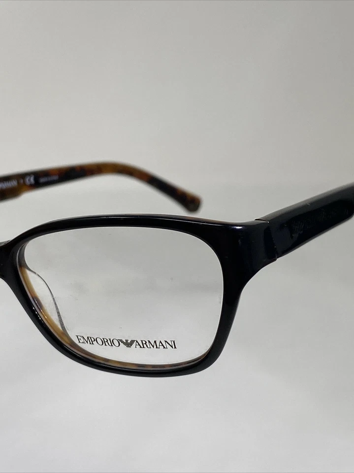 Marco de gafas EMPORIO ARMANI EA3004 5049 NOS negro/marrón tortuga 52-16-140 Foto 4 de 4