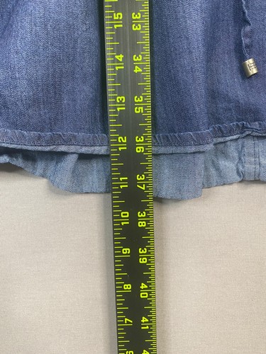 Abito denim blu Tommy Hilfiger da donna blu manica abbottonata taglia 6 - Foto 9 di 11