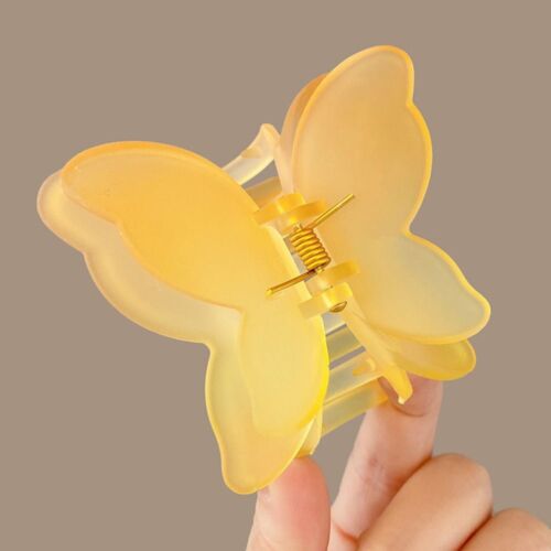 Gradient Hair Clip Matte Barrette New Butterfly Hair Claw Clip Women - Picture 23 of 32