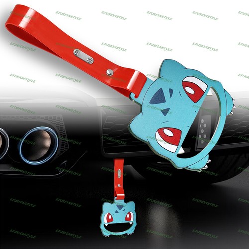 Bulbasaur Anime JDM Ring Tsurikawa Subway Train Bus Car Handle Strap -Red PVC X1 - Bild 4 von 6