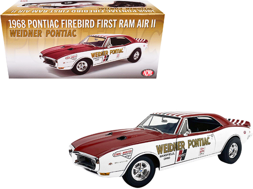 Pontiac Firebird 1968 First Ram Air II Weidner Pontiac ACME 1/18 Diecast Car - Bild 4 von 6