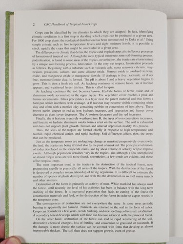 1984 Handbook of Tropical Food Crops by Franklin W. Martin (CRC Press) - Bild 13 von 17