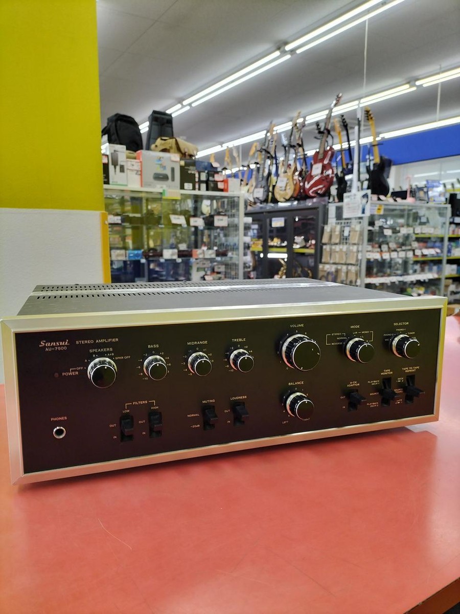 SANSUI Model number: AU-7500 Integrated Amplifier | eBay