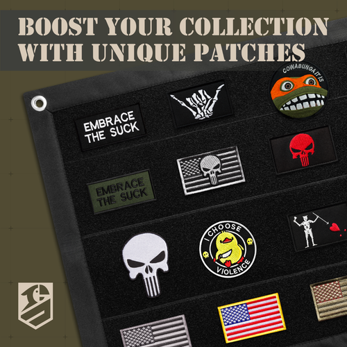 2 Stück Embrace The Suck Patch Set, bestickte Klettaufnäher - Bild 5 von 9