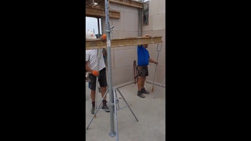Montagegabel für Holzschalungsträger H 20 H-Träger Schalungsträger Montagehilfe - Video 1 von 1
