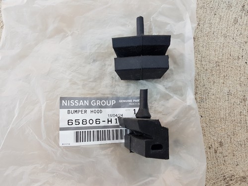 Nissan B110 B120 B120 Sunny hood rubber cushions NEW Datsun 1200 65806-H1000 - Picture 2 of 2