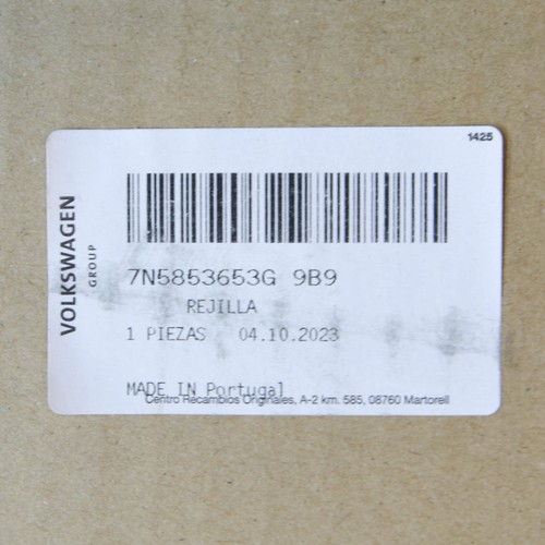 Neu SEAT ALHAMBRA Mk2 7N vorne Stoßstange Kühlergrill 7N5853653G9B9 - Bild 9 von 10