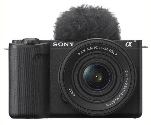 Sony ZV-E10 II Spiegellose Digitalkamera in Schwarz + 16-50 OSS II Objektiv (UK) Neu in OVP - Bild 6 von 24