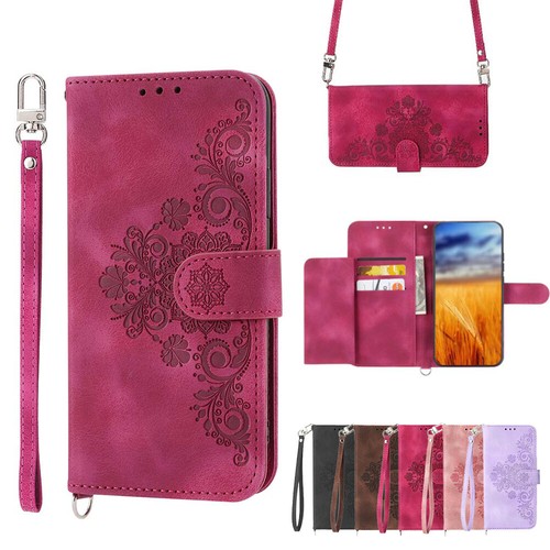PU Leather Case For iPhone 15 14 13 12 11 Pro Max XS XR Flip Wallet Phone Cover - Picture 18 of 39