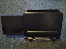 Adjustable Ergonomic Laptop Holder with Slide Out Tablet / Phone Tray 