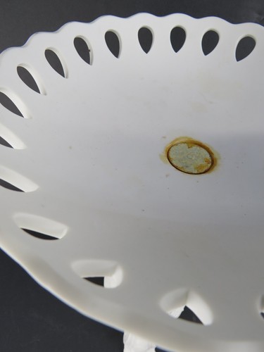 Compota de porcelana de querubín bisque vintage de Sadek 11 pulgadas ver fotos - Imagen 9 de 11