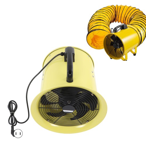 Ventilatore Soffiatore Utility 12in Rapido Movimento Aria Alta Velocità Portatile con Tubo 5m - Foto 28 di 28