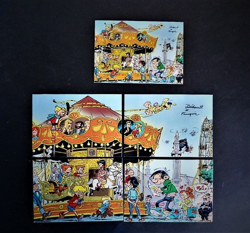 Série de 13 Cartes Postales Franquin et Jidéhem BD Charleroi + Monstres - Picture 9 of 12