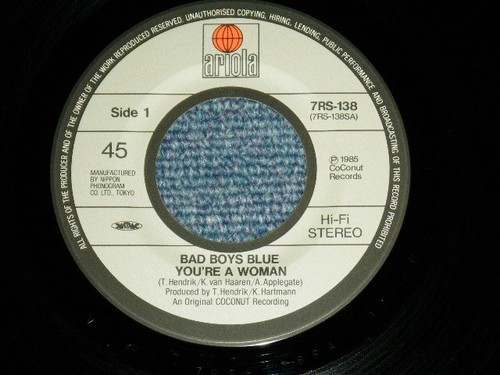 BAD BOY BLUE Japan 1985 NM 7"45 YOU'RE A WOMAN - Picture 5 of 6