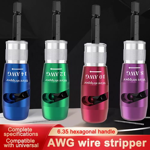 Wire Stripper for Drill Wire Stripping and Twisting Tool Upgrade Electrical NEW. - Picture 3 of 16