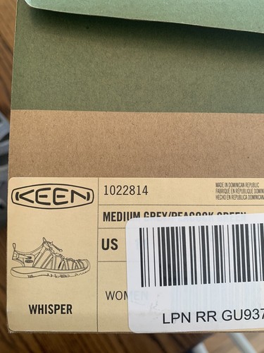 New Women's Keen Hiking Sandals Size 11 Gray Whisper 1022814 Outdoor Shoes - Picture 17 of 17