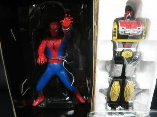 BANDAI Soul of Chogokin GX-33 Spiderman & Leopardon Robot Figure JAPAN USED - Picture 7 of 11