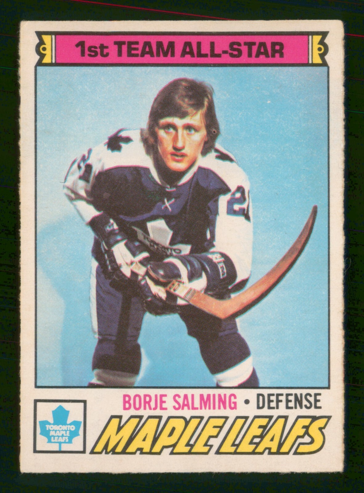 BORJE SALMING ALL-STAR 1977-78 O-PEE-CHEE 77-78 NO 140 EX+    68307