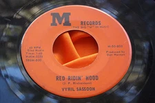 Rare Rockabilly 45 : Vyril Sassoon ~ Red Ridin' Hood ~ Yer Cool ~ M 50-800