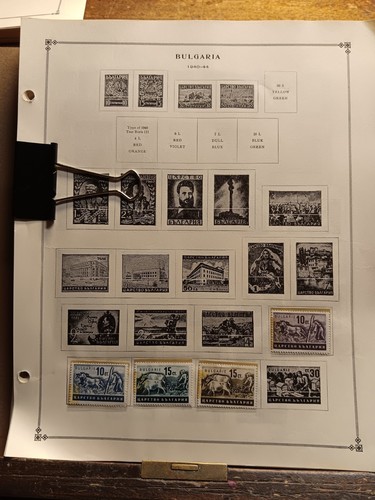 Scott International Seiten für BULGARIEN...1940/83...104 Seiten