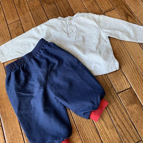 Conjunto de camiseta y pantalón vintage Disney Winnie the Pooh para 6-9 meses/12 meses - Imagen 4 de 5