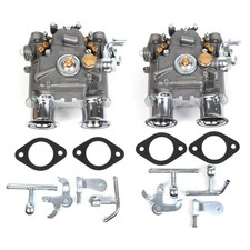 2x Carburetor For 40 Dcoe Weber 40mm Twin Choke 19550174 4cyl 6cyl Vw V8 Engines