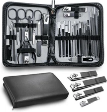 Manicure kit Personal Care Mens Grooming Kit, 30 in 1 Professional Nails Kit Ped