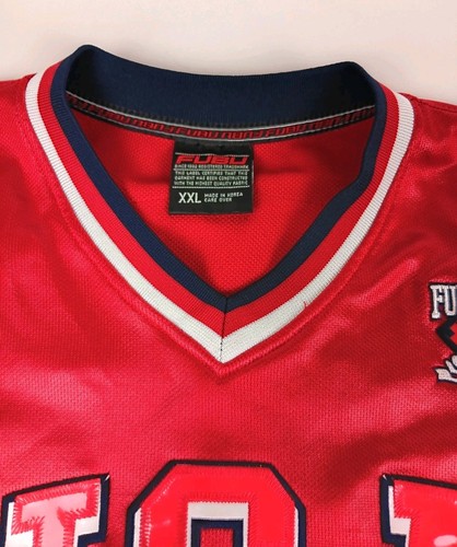 Camiseta de béisbol FUBU Athletics 1992 05 roja para adultos talla 3XL ropa urbana de calle - Imagen 8 de 20
