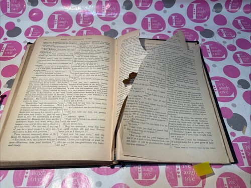 ANTIQUE 1893 THE THREE MUSKETEERS - TWENTY YEARS AFTER ALEXANDRE DUMAS VOLUME 2 - Picture 15 of 24