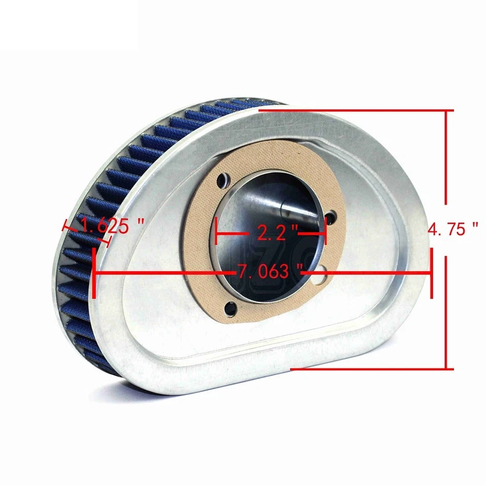 Einzigartiger vorgeölter Luftfilter Ansaugreiniger für Harley Dyna Low Rider FXDL 08-15 - Bild 2 von 4