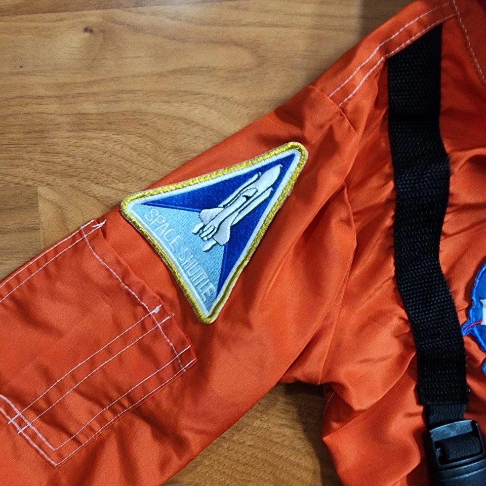 Disfraz de Astronauta Transbordador Espacial Get Real Gear Niños Niñas NASA 2T-3T Foto 4 de 4