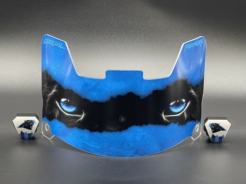 Carolina Panthers Full Size Custom Helmvisier - Bild 1 von 3