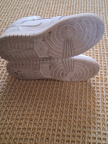 nike jordan 1 mid White UK Size 3 - Picture 5 of 6
