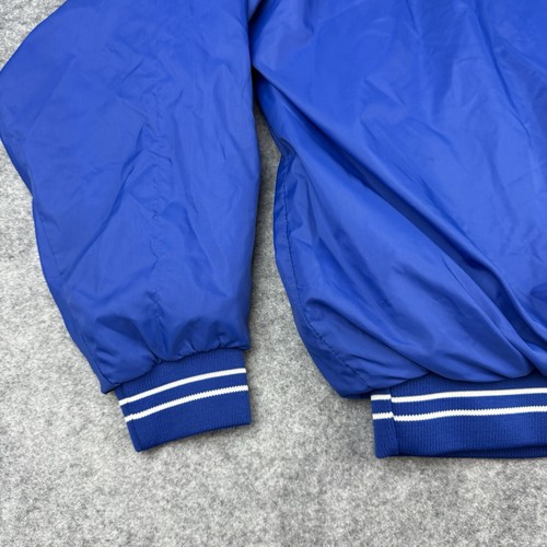 Maglione giacca a vento bici vintage con logo Brooklyn Dodgers B baseball blu - Foto 11 di 15