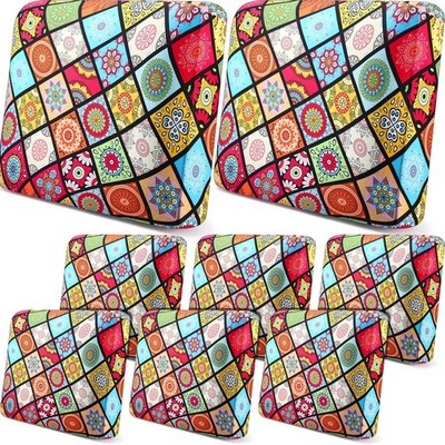 12 Pcs Paisley Outdoor Cushion Covers Patio 25 Inch Stretchable Furniture Cus...