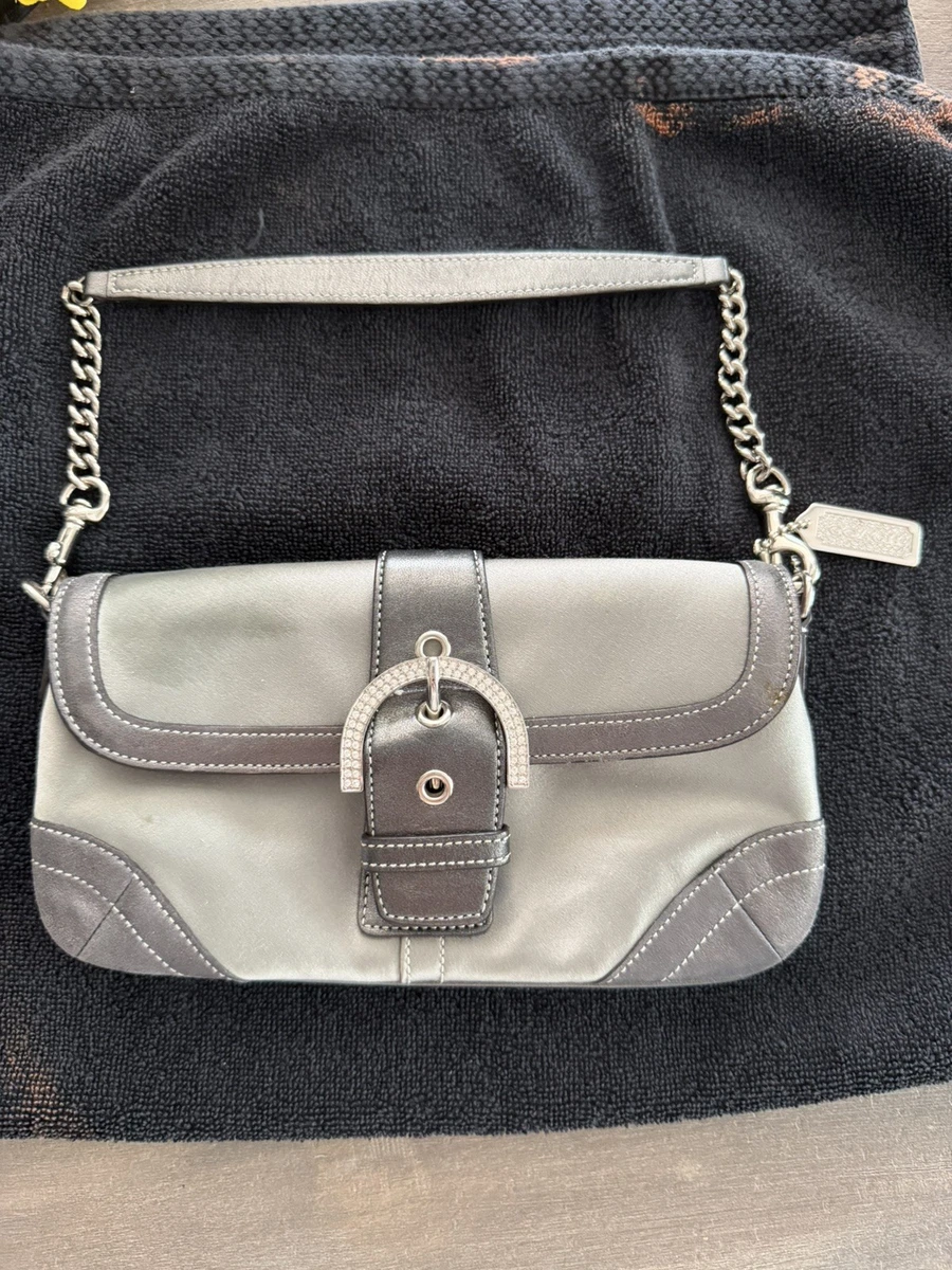 Coach Shoulder Bag Gray Bags & Handbags for Women for sale | eBay
