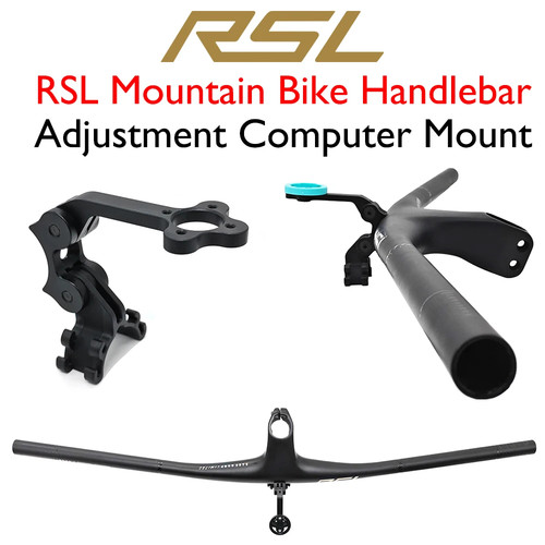 Mountain Bike Handlebar Carbon Integrated Riser Bar 13° Stem for Cross-country - Picture 2 of 36