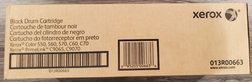 BRAND NEW Genuine Xerox Black Drum Cartridge 013R00663 - 第 2/2 張圖片