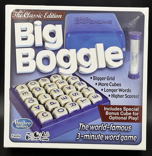 Big Boggle The Classic Edition Wort Buchstaben Spiel Großversion 2017 Komplett